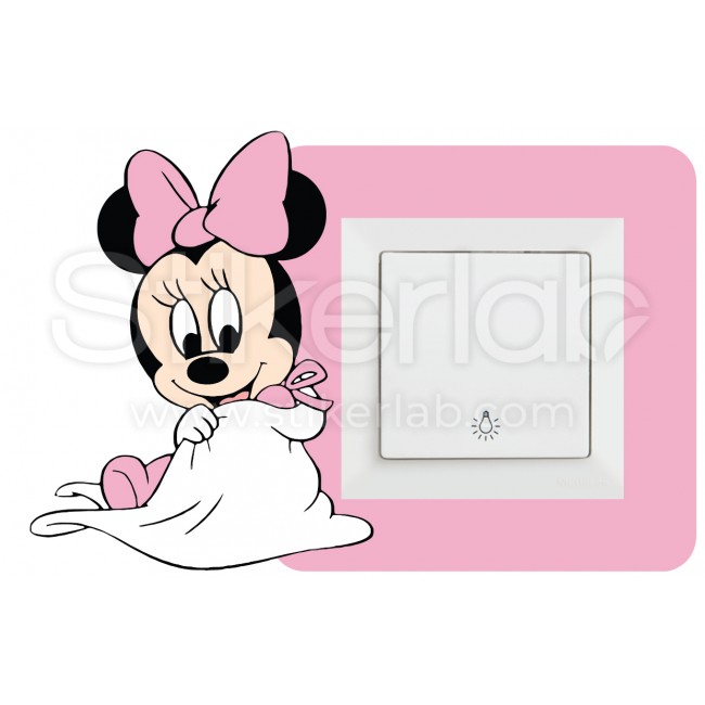 Minnie 4 stiker oko prekidaca